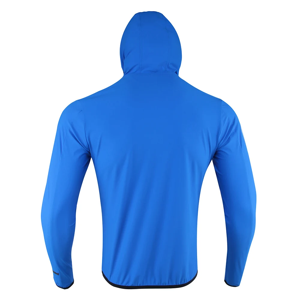 2021 Autumn and Winter Men's Sportswear Quick-Drying Thin Section Hooded Jacket Running Fitness Bodybuilding Nylon Sports Jacket