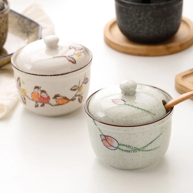 В японском стиле Керамика мелкая бытовая приправа со вкусовыми добавками