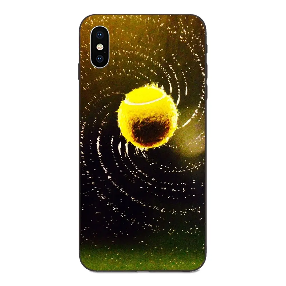 Спортивный Теннисный мяч в воде для Apple iPhone 4 4S 5 5S SE 6 6S 7 8 Plus X XS Max XR мягкая