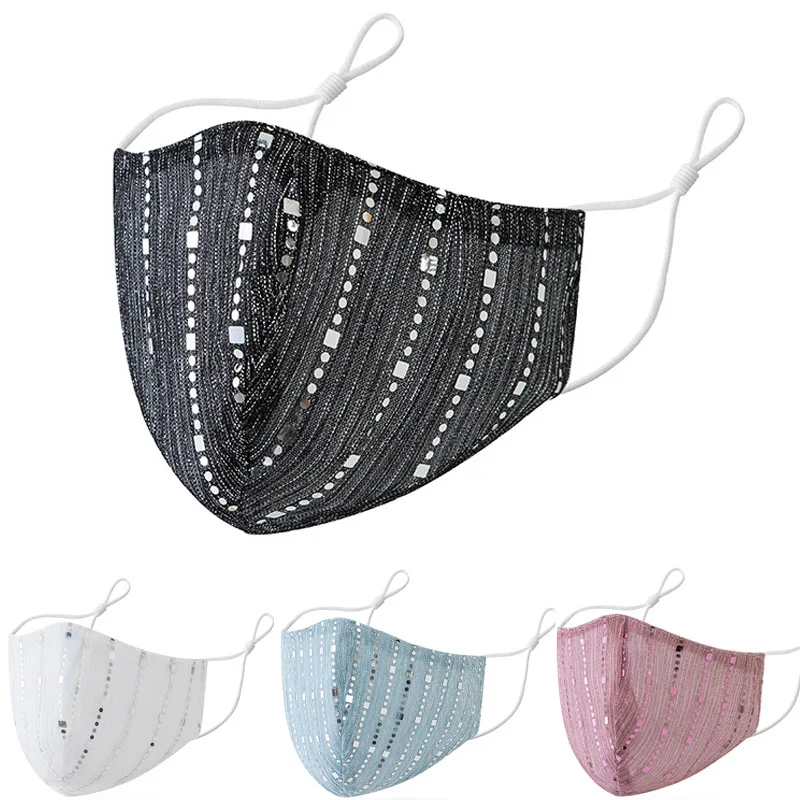 

Модная маска для лица с кристаллами, регулируемая маска с блестками для женщин, винтажная черная маска, маски для вечеринки, ночного клуба, м...