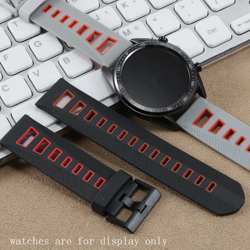 

New Style Silicone Watchband 20mm 22mm Waterproof Bracelet For Samsung Gear S2 S3 Sport Wristband Quick Release