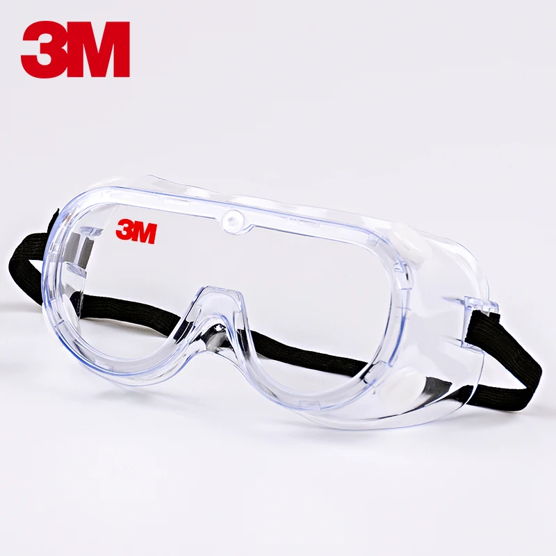 

3M goggles anti-spray flat smooth anti-wind sand dust anti-impact anti-splash chemical acid alkali polishing protective glasses