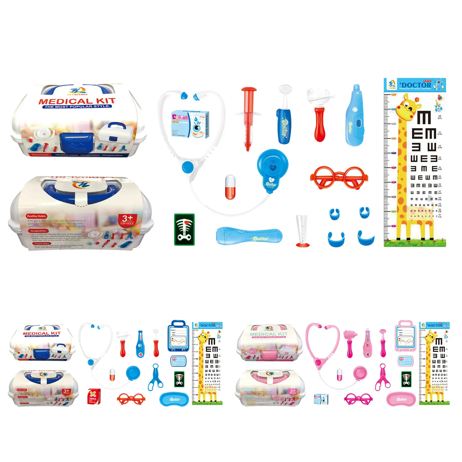 

Детский набор игрушек-врачей для мальчиков и девочек, имитация Семейного доктора, Детский набор для ролевых игр, медицинские инструменты, О...