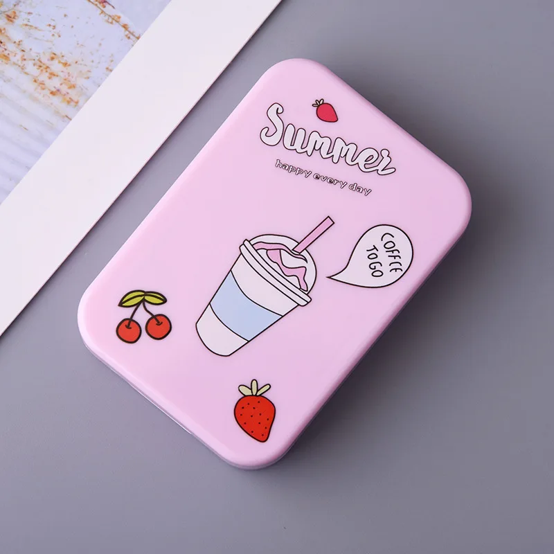 Чехол для контактных линз с зеркалом 2 коробки|Аксессуары очков| |