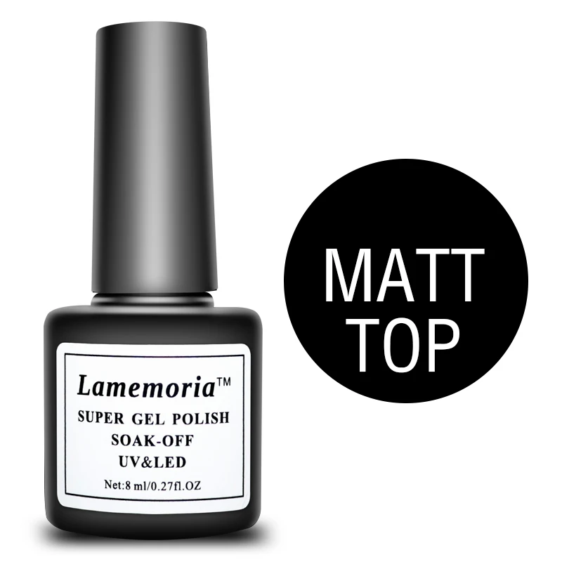 3 стиля/комплект 8 мл УФ гель для ногтей матовый лаки база Tmepered Гель лак грунтовка