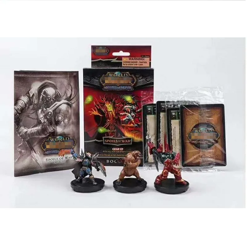 Фигурки героев WORLD of WARCRAFTS 3 шт./компл. оригинальные Ограниченная Коллекция аниме