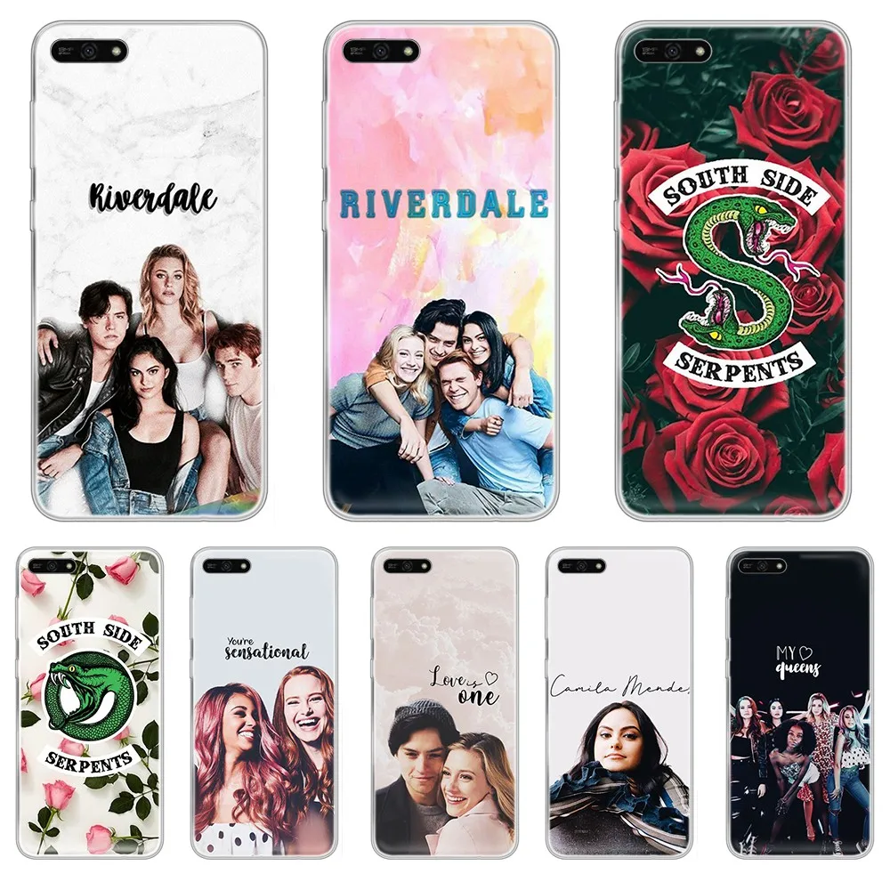 Ривердейл США драма искусство pretty Etui funda Прозрачный чехол для телефона HUAWEI honor mate