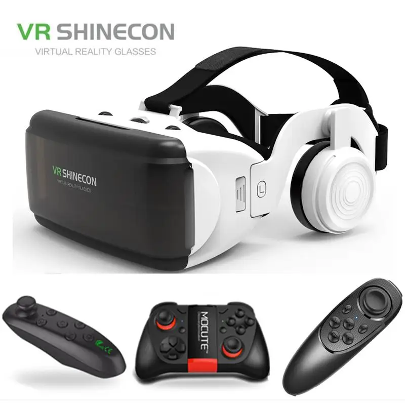 2021 New Virtual Reality 3D Glasses Shinecon Pro virtual reality glasses Google Cardboard headset for smartphone ios Android