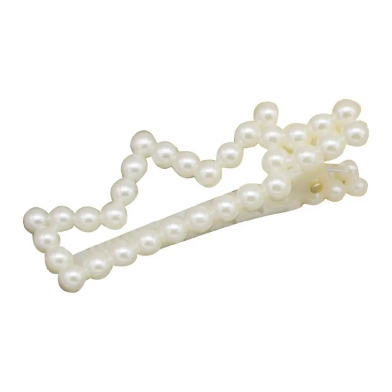 

Princess Girls Hair Clips Cute Bow Pearl Hair Pin Children Hairpin Kids Hair Accessories Fashion