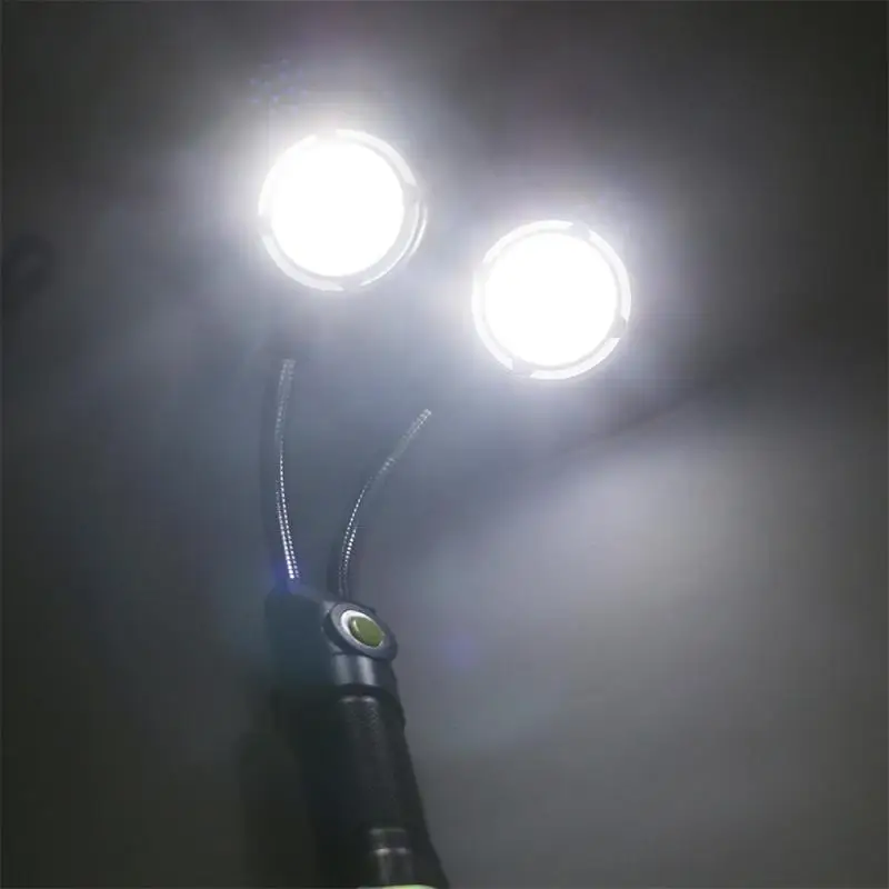 

Durable 2COB LED Work Light USB Charging Foldable Flashlight Magnetic Light Flashlight Outdoor Equipment For Camping Hiking