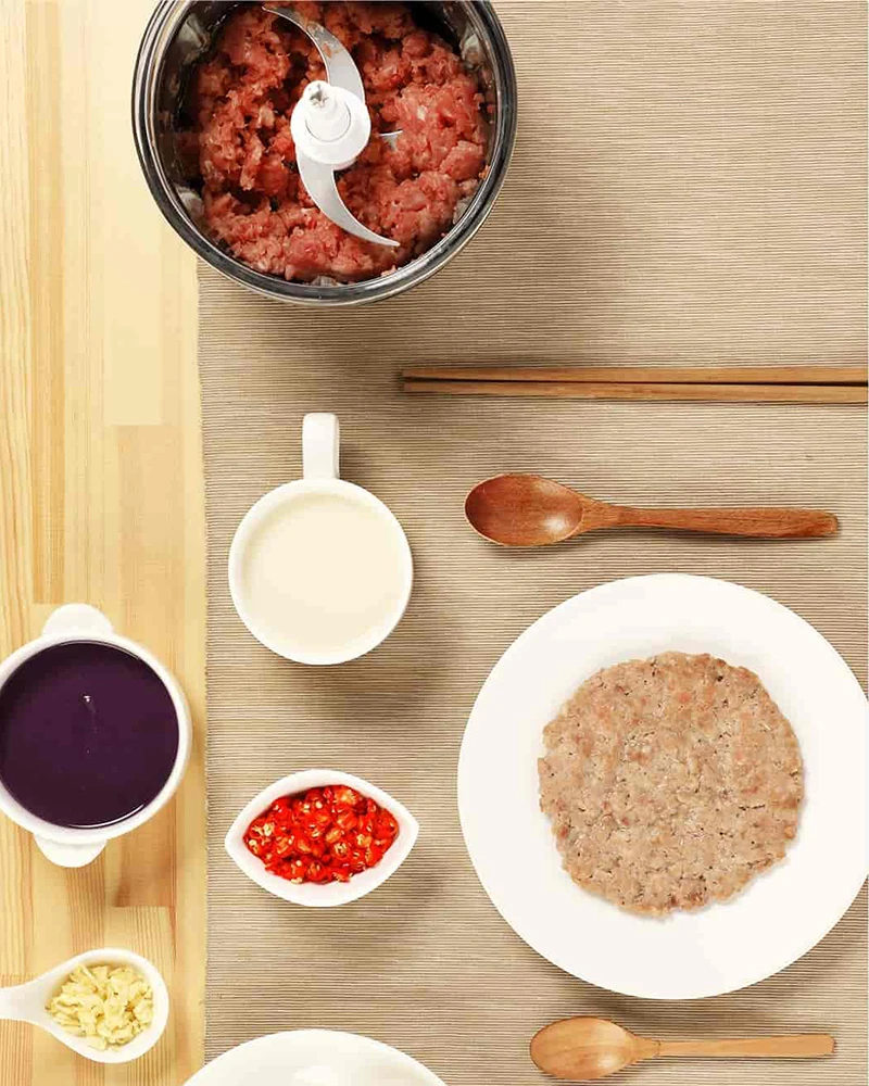 XIAOMI Электрический Мясорубка 1.8л Бытовая Кухня безопасности мяса слайсер Мясорубка резак эффективный измельчитель