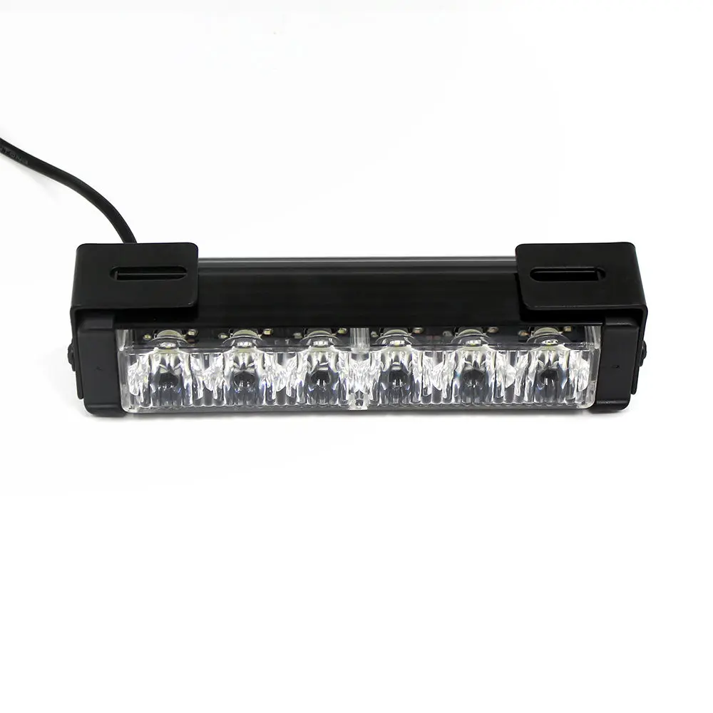 2X 6 LED Police Emergency Roof Grille Lamp Strobe Warning Bar Trailer Marker Daytime Running Lights Control Amber Yellow | Автомобили и
