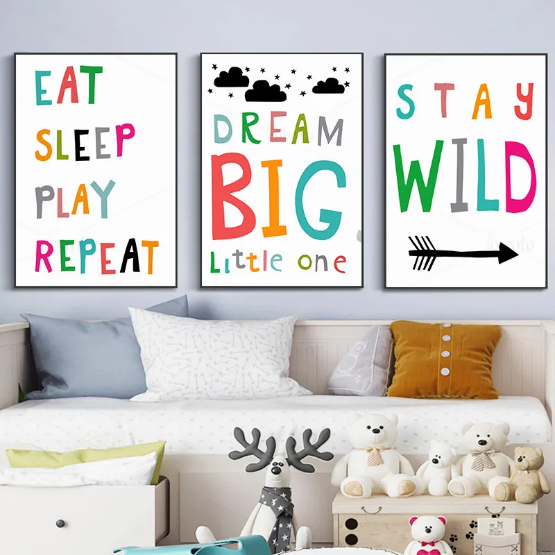 Радуга настенный Художественное вдохновение цитаты Плакаты и принты