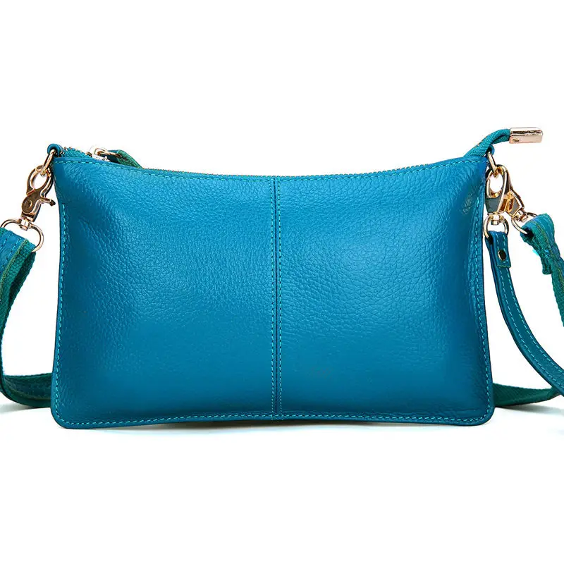 

RanHuang Women Genuine Leather Day Clutches Candy Color Bags Women's Fashion Crossbody Bags Small Clutch Bags