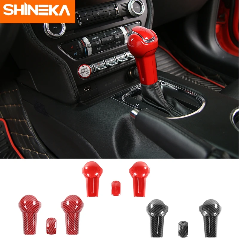 

Наклейки для салона автомобиля SHINEKA, декоративный чехол для Ford Mustang 2015 + аксессуары для стайлинга автомобиля