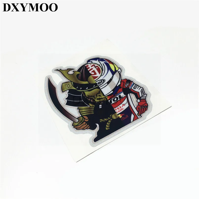 5 шт. мотоциклетный шлем автомобильная Наклейка виниловая Светоотражающая