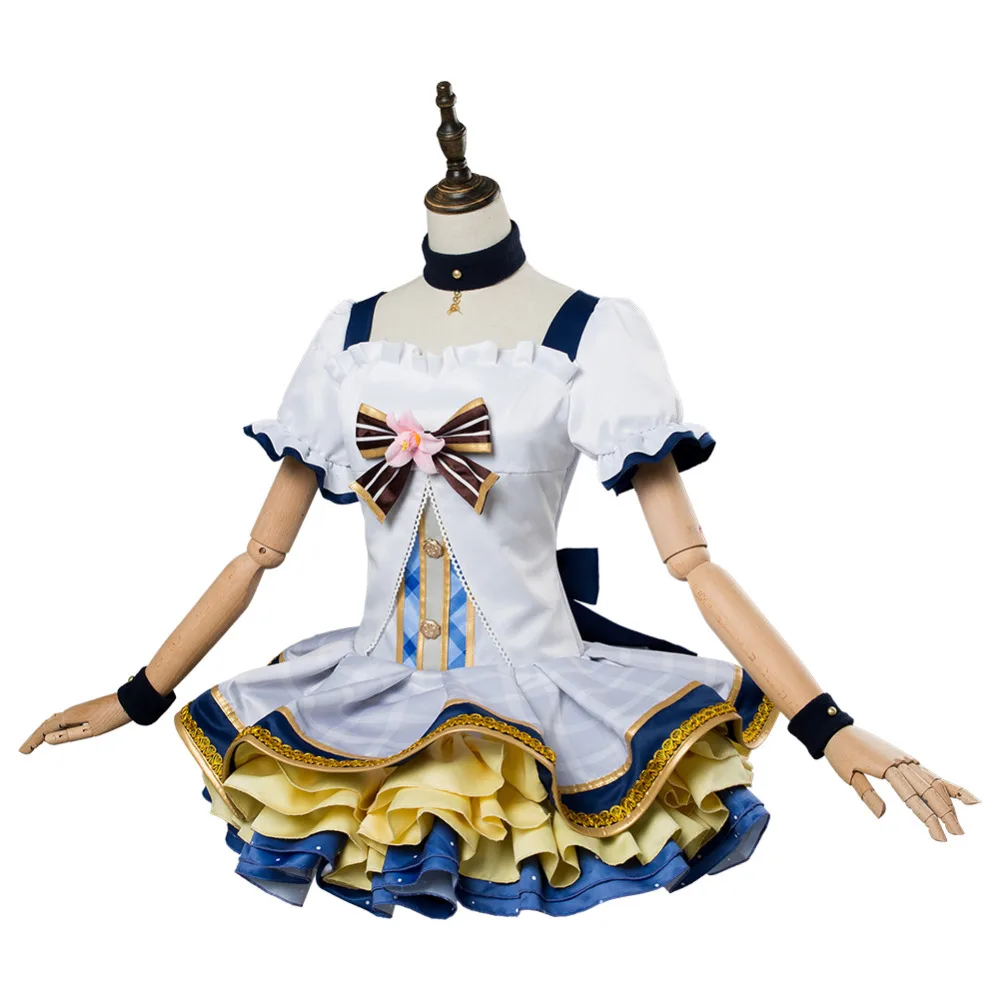 Аниме Love Live School Idol Project Minami Kotori платье с цветочным букетом Униформа костюмы для