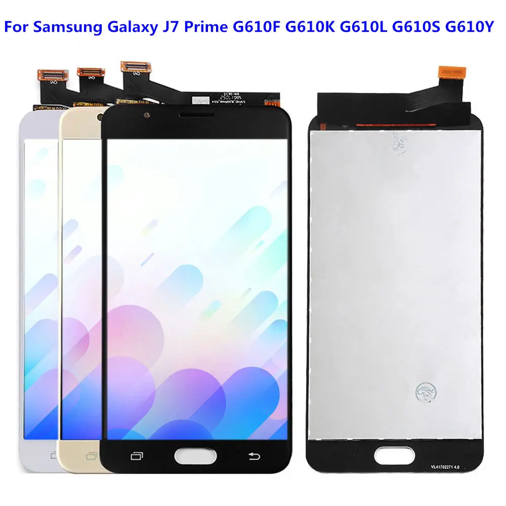 Samsung Galaxy J7 Prime G610 G610F On7 2016 G6100 сенсорный ЖК-экран Замена отверстия два | Мобильные