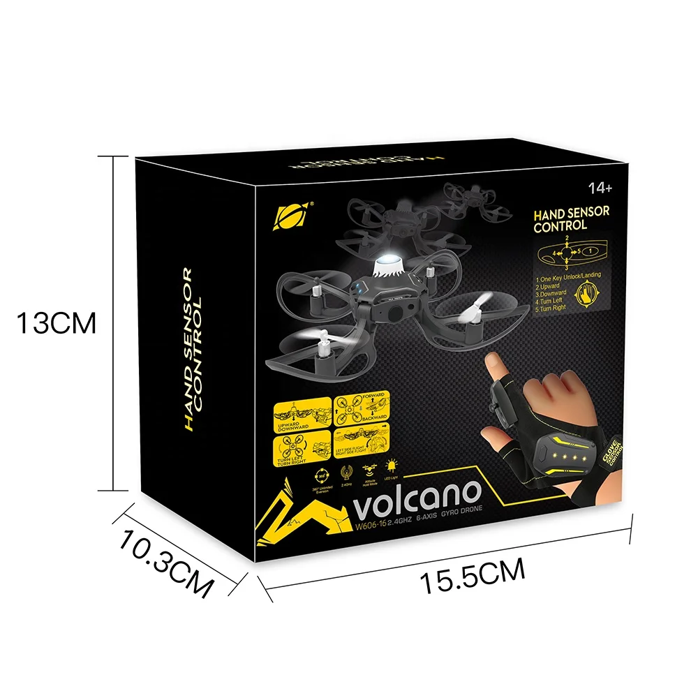 TongLi W606-16 игрушки для взрослых мини Радиоуправляемый Дрон Крытый Открытый датчик