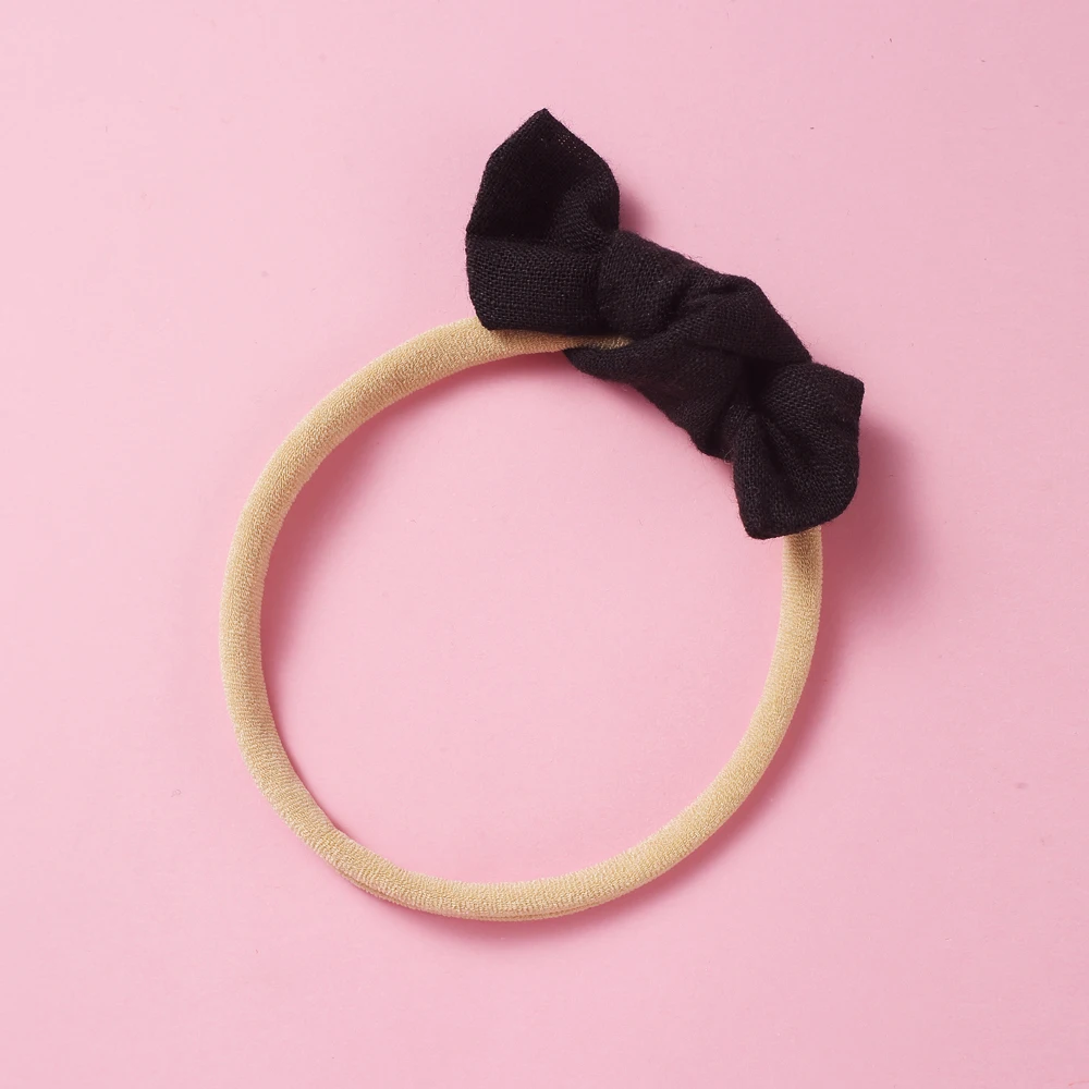 Банты для волос ручной работы 10 шт./компл. 16 однотонных цветов девочек лот резинки