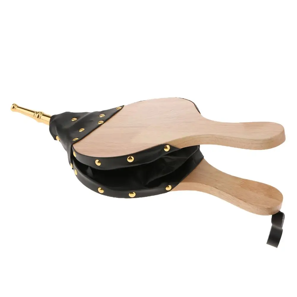 Винтажная деревянная ручная мини Воздуходувка ручной работы коричневый