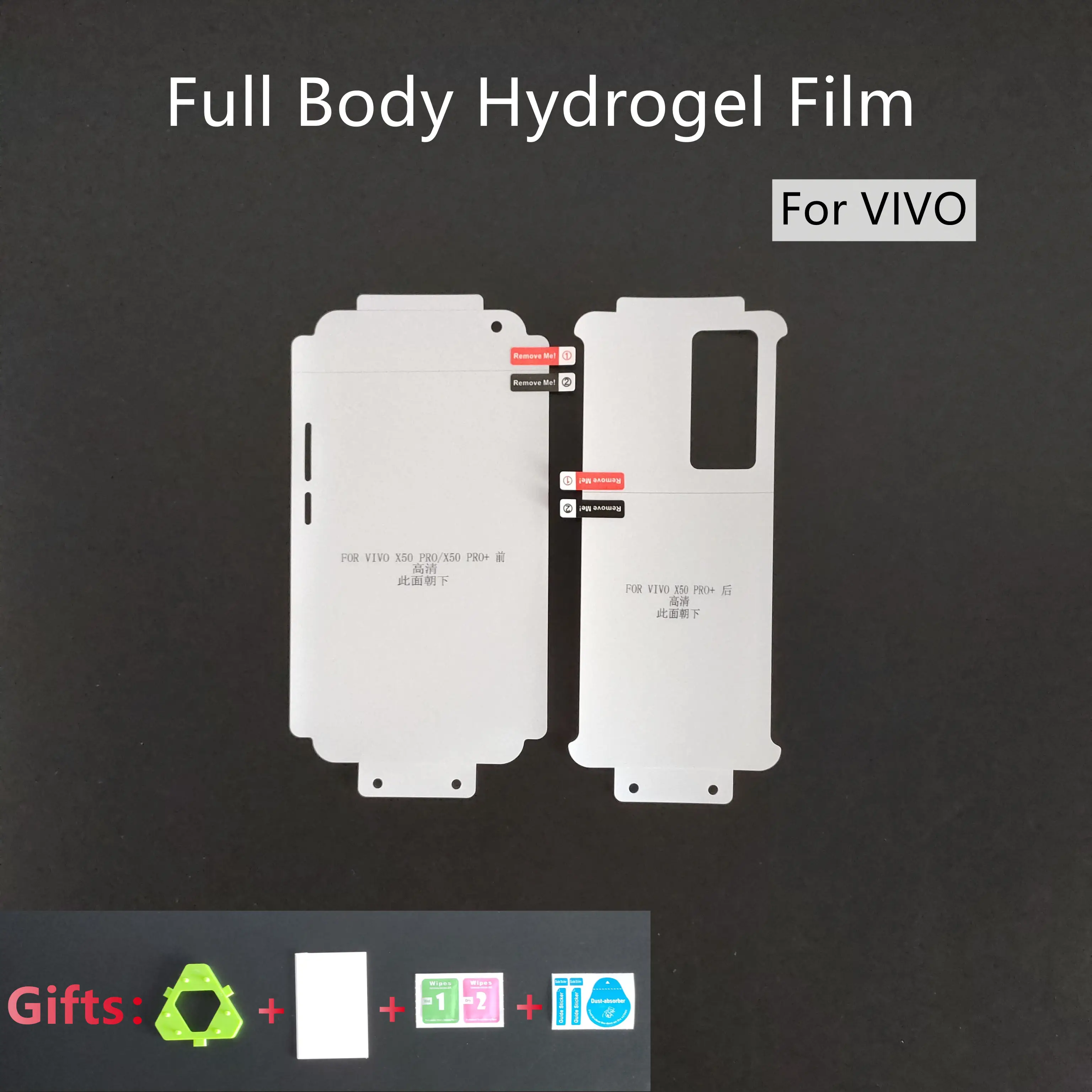 Гидрогелевая пленка полное покрытие на 360 ° для VIVO X60 Pro/X50Pro Plus/NEX3S защита экрана