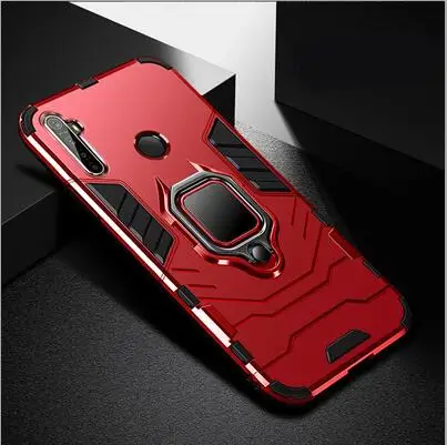 Красный Противоударный защитный чехол KEYSION для Realme X2 Pro XT 5 Pro 3 C2, защита от падения, задняя крышка для телефона OPPO F11 Pro Reno 2 Reno Z K1 A1K - Цвет: Красный