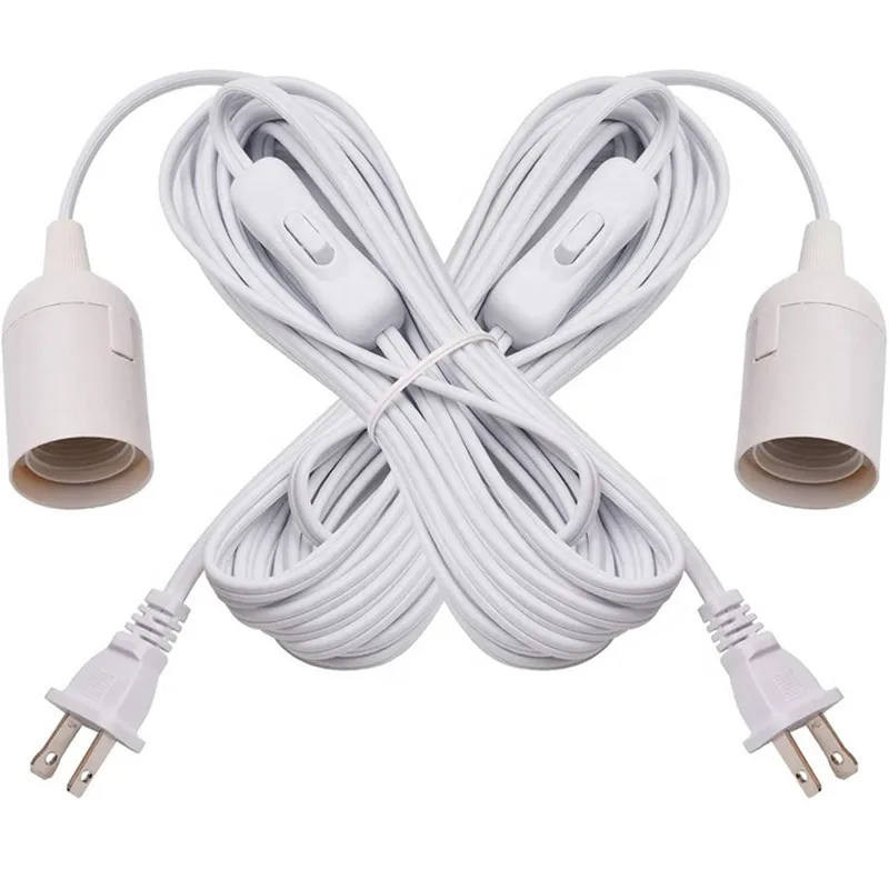 

ANNXIN High Quality E26 Socket Button Pendant Lighting On/OFF Cable