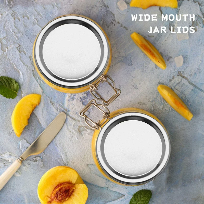 50 шт. консервирования крышками Разделение Тип регулярные стеклянная банка с