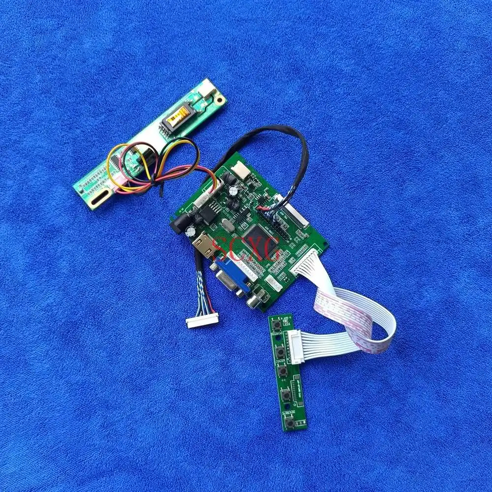 

1024*768 LVDS 20 Pin 1CCFL HDMI-compatible 2AV VGA DIY KitLCD monitor controller driver board Fit LP150X04/LP150X1/LP150X2