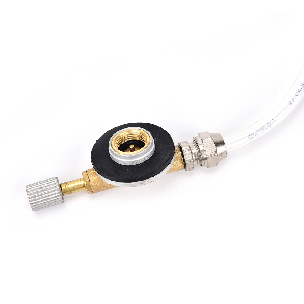 

1Pc Outdoor Camping Gas Stove Safe Switching Charging Inflatable Valve Adapter for Flat Tank Liquefied Gas Cylinder