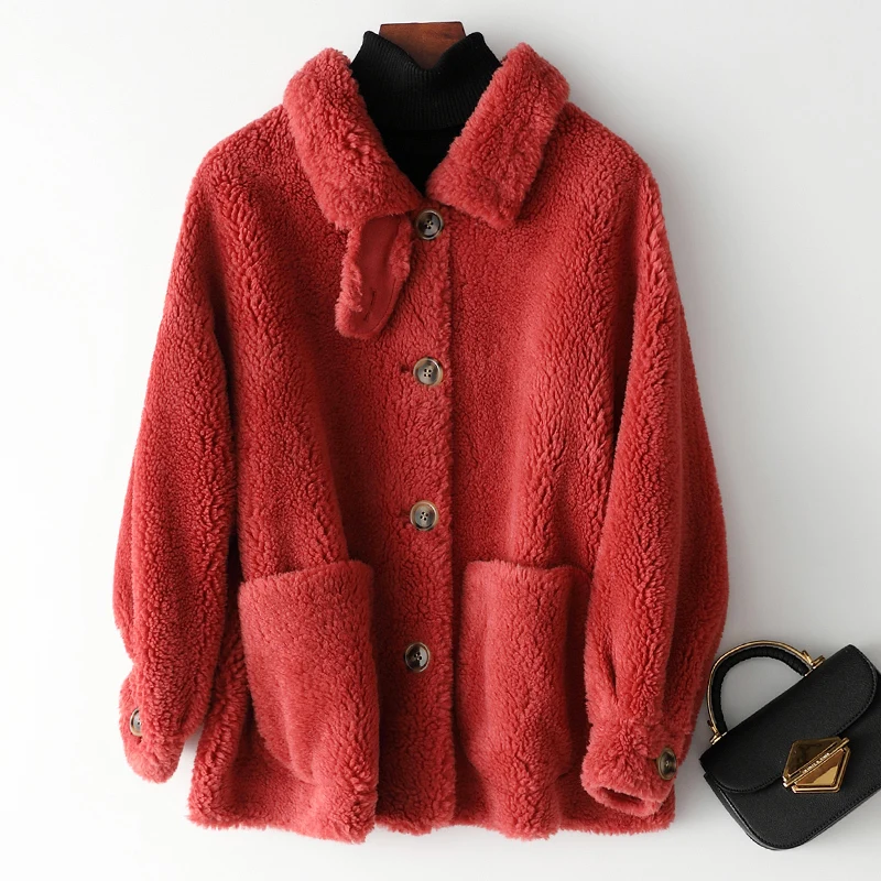 

Пальто женское из овечьей шерсти, Осень-зима 2020