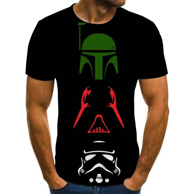 

2020 New Black Warrior T-shirt Men's Summer Black T-shirt Band Street Wear Men's 3D Printed T-shirt T-shirt so cool