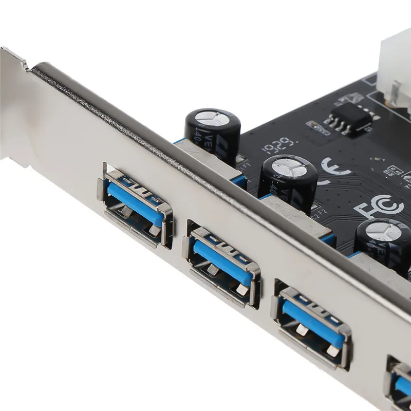 Адаптер для расширения PCI Express с 4 портами E на USB 3 0 скорость 5 Гбит/с настольных