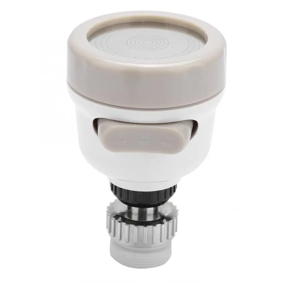 

360 Degree Rotatable Kitchen Faucet Spray Head Tap Filter Nozzle 3 Modes Adjustment