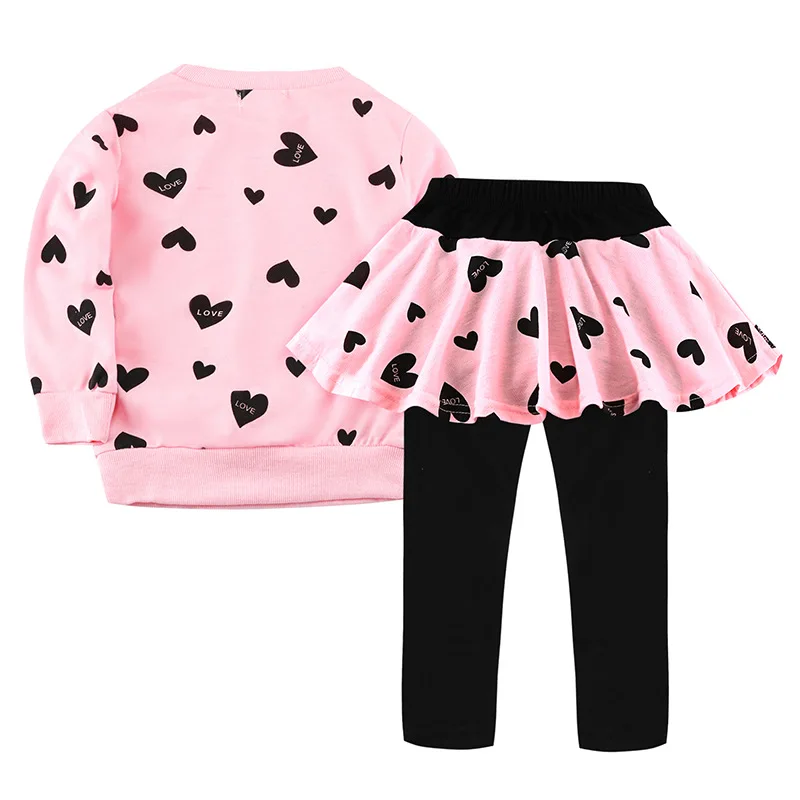 Комплекты одежды для маленьких девочек осенний комплект Рождественский детский