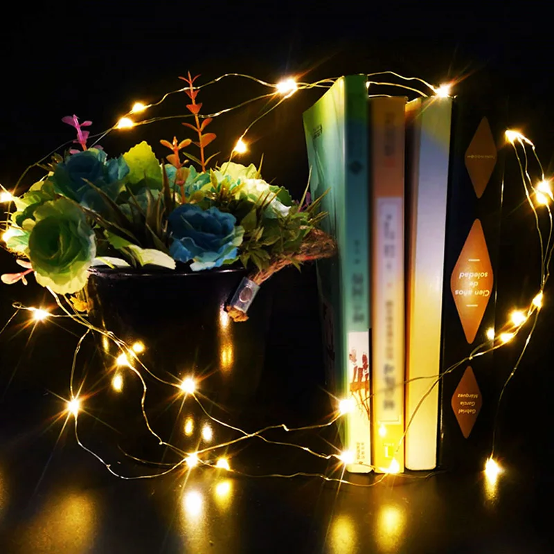 Сказочные огни на батарейках/USB питание светодиодный гирлянды 1 м 2 3 5 10 12