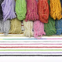 12m width 0 5cm colorful s shaped ployster lace trim ribbon fabric handmade diy sewing craft supplies for garment clothing decor