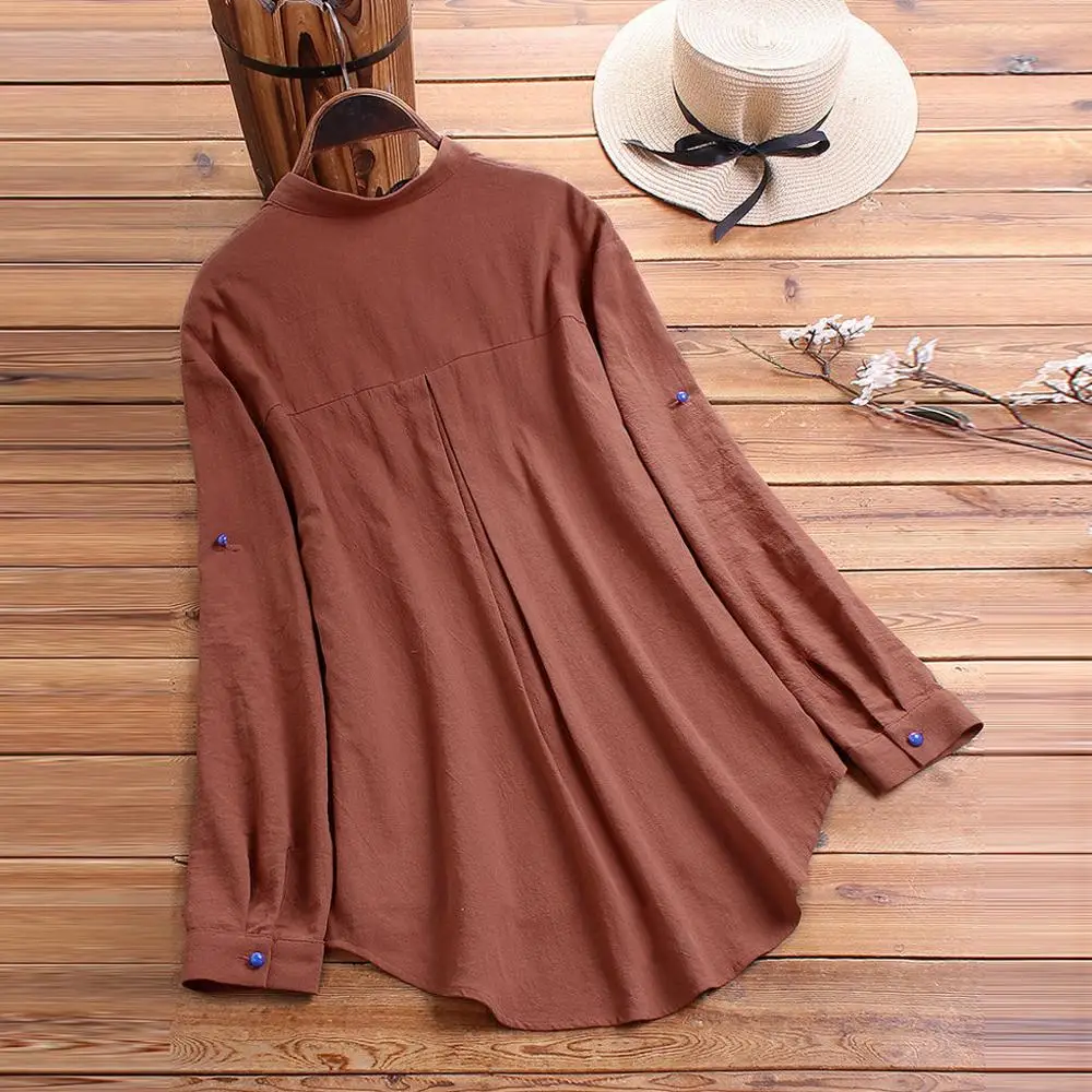 Женская винтажная блузка с принтом забавного кота разноцветными пуговицами и