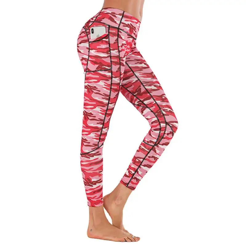 Women Yoga Pants Sports Running Sportswear Stretchy Fitness Leggings Seamless Tummy Control Gym Compression Tights | Спорт и
