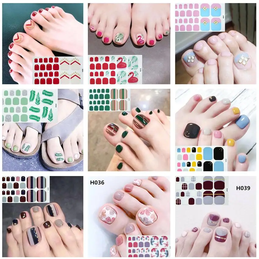 Водостойкие наклейки для ногтей декоративные 22 шт./лист|Стразы и украшения| |