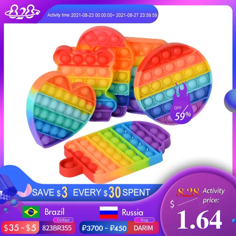 Новинка 2021 светящаяся флуоресцентная игрушка пузырь для взрослых снятия стресса