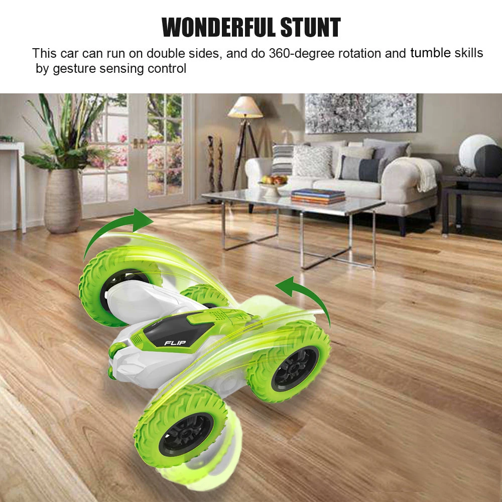 GoolRC радиоуправляемые трюковые автомобили для детей с поворотом на 360 °