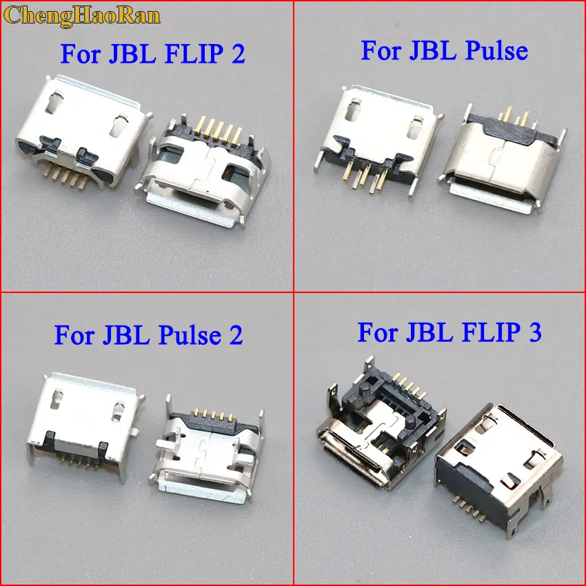 ChengHaoRan 5 шт. для JBL FLIP 3 2 Pulse Bluetooth динамик Micro USB Jack Док-станция зарядное устройство