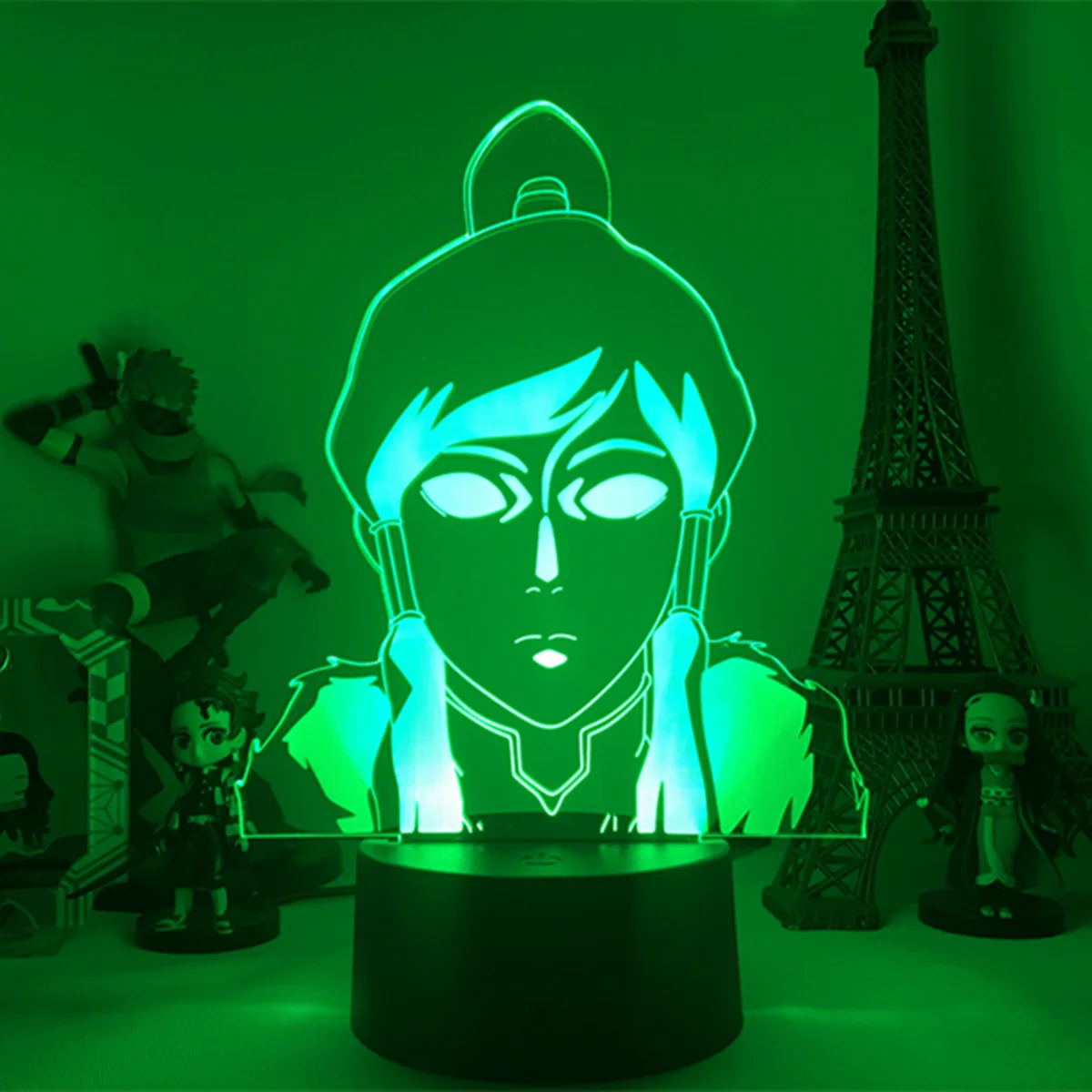 

3D Lamp Korra Avatar The Last Airbender for Home Decor Birthday Gift Led Night Light Avatar Room Decor Light Korra