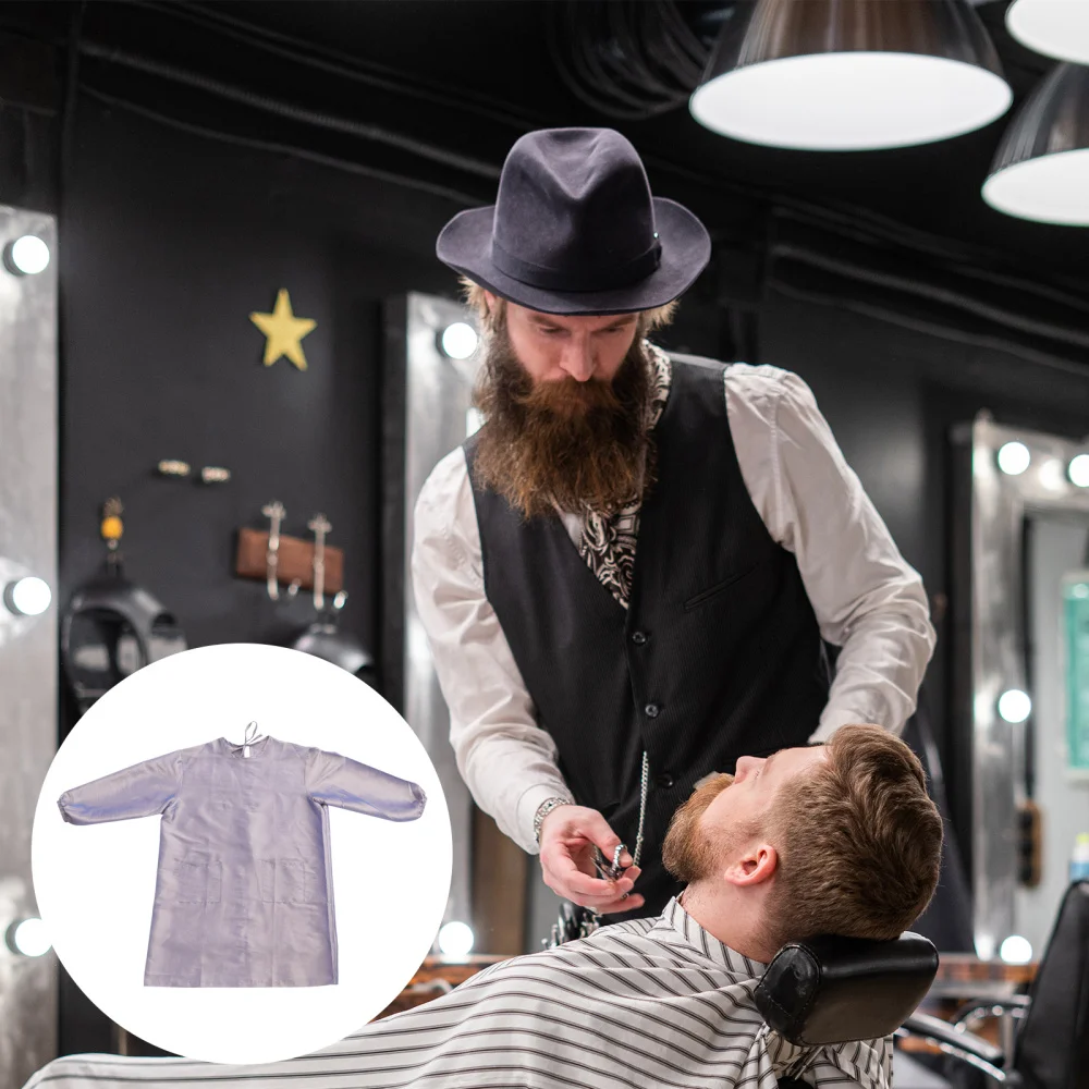 

1Pc Hair Cutting Waterproof Cape Professional Salon Haircut Long-sleeved Clothes