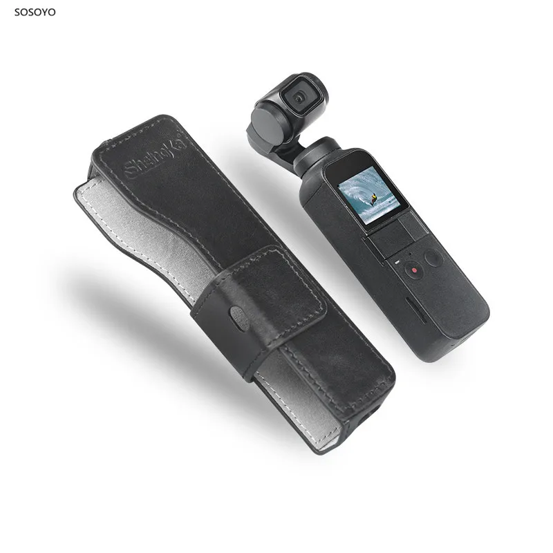 

OSMO Pocket Camera Leather Storage Bag PU Protective case For DJI OSMO Pocket Accessories Portable Carrying Box