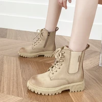 2021 boots women shoes for winter boots fashion shoes woman casual autumn leather botas mujer female ankle boots women