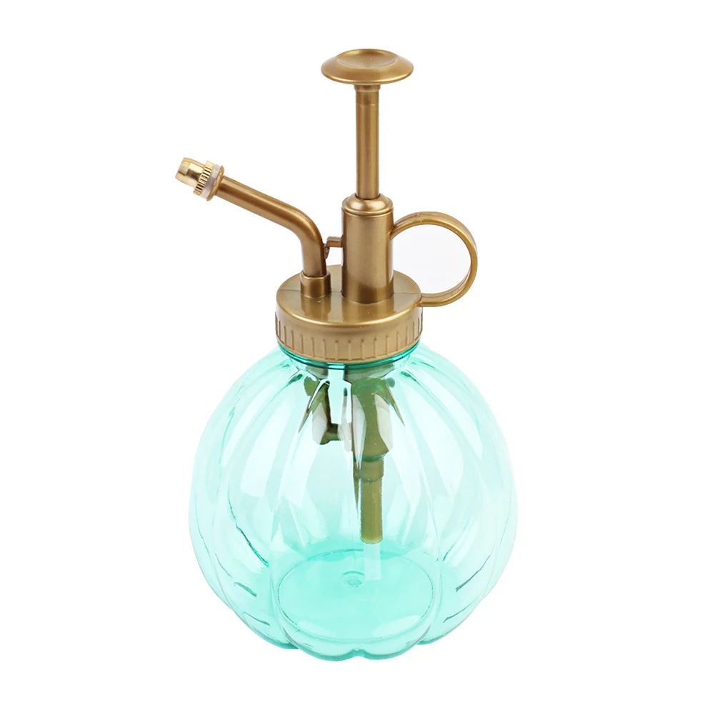 Пластиковый чайник для полива в форме тыквы садовый газона цветочный горшок воды