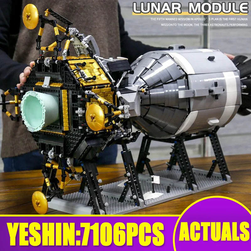 &quotЗвездные войны игрушки совместимая с MOC 26457 Аполлон космический корабль